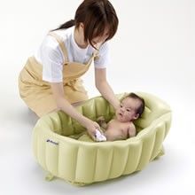 Japanese Baby Bath Tub Cushion Seat Portable Baby Plushfrom Japan 