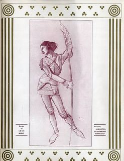 Ballets Russes 1912 Helene de Sparte Program, Ida Rubinstein, Leon 