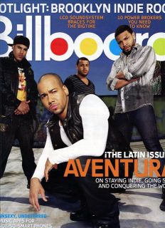 May 1, 2010 with the Latin Issue featuring Aventura   on staying Indie 