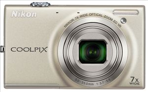 Nikon Coolpix S6100 Silver Factory Renewed 16 Megapixel Digital Camera 