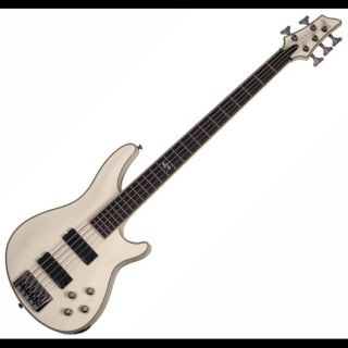 New Schecter Blackjack ATX C 5 Aged White 5 String Electric Bass 