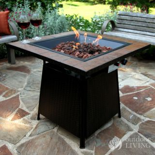 propane outdoor firepit table