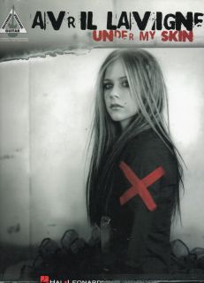 AVRIL LAVIGNE UNDER MY SKIN Sheet Music Book Guitar Recorded Versions 