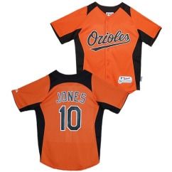 Baltimore Orioles Adam Jones Orange Youth Cool Base Batting Practice 