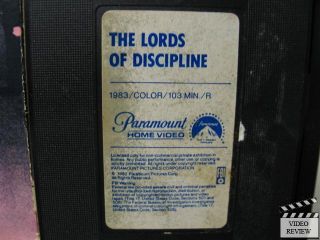   Lords of Discipline VHS David Keith, Robert Prosky, Barbara Babcock