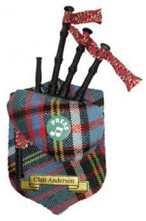   Gift Scotland Tartan Musical Clan Magnet Bagpipes Anderson