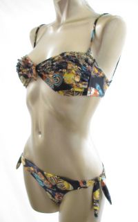 TIGERLILY Ladies New BUTTERFLY BANDEAU Bikini Size 14 RRP 199 95