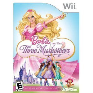 Wii Barbie and The Three Musketeers Brand New Game