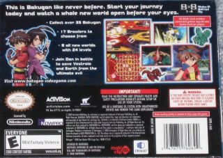 New Nintendo DS Bakugan Brawlers Collector Edition Naga  