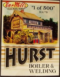 HO Bar MIlls Craftsman KIT Hurst Boiler & Welding   NEW