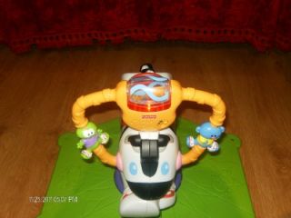 Fisher Price Go Baby Go Bounce Spin Zebra Musicial Toy