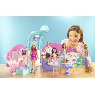 Barbie Party Cruise Ship 35+ Piece Playset w Lights, Music & Fun Ship 