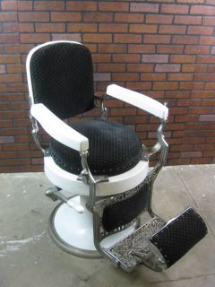 Antique Vintage Koken Barber Chair   BEAUTIFUL 
