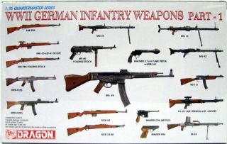DRAGON  WWII German Infantry Weapons Part 1  135 Scale 3809