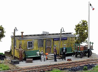 BANTA MODELWORKS LITTLE CREEK DEPOT Railroad Structure O On30 Wood Kit 
