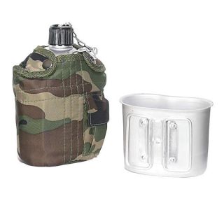   Aluminum Canteen   camping survival hiking gear equipment supplies