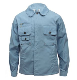 Penfield Barnstable Heritage Blue Hudson Wax Utility Military Jacket 