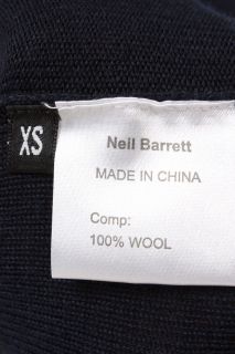 Neil Barrett Man Sweater BMA286613 T6613 01 Black Original with Tags 
