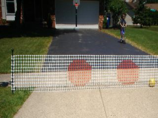 Driveway Guard Barrier Safety Net Fence, Ball Stop 25ft  Kids play 