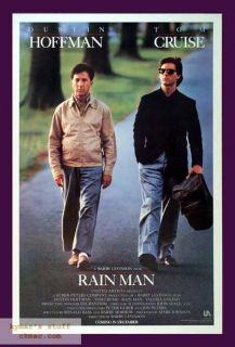 Rain Man Adv Orig 1sheet Movie Poster Best 88 Rolled