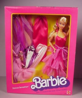 1984 Dance Sensation Barbie Doll Mattel Fashions Gift Set 3 Free SHIP 