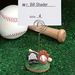 Baseball Themed Place Card Holders Birthday Party Favors