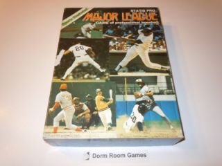Statis Pro Major League Baseball Board Game 1980 Avalon Hill Sports 