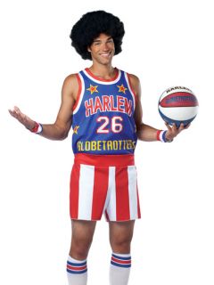    Harlem Globetrotters 70s Basketball Player Adult Halloween Costume