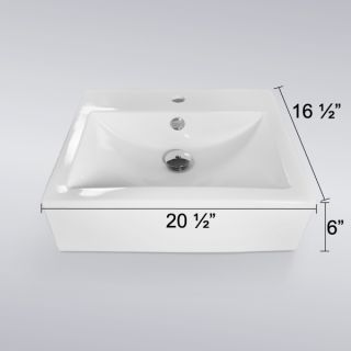   Porcelain Ceramic Vessel Vanity Sink Basin Pop Up Drain Combo
