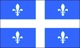 x5 Quebec Flag Canadian Province Banner Outdoor 3x5