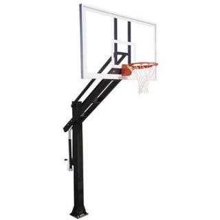 First Team Titan Arena in Ground Basketball Hoop with 72 inch Glass 