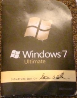Windows 7 Ultimate 32 Bit Steve Ballmers Signature Edition