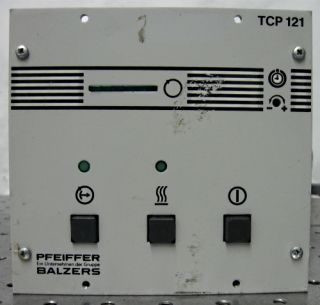  Balzers TCP121 Turbo Vacuum Pump Controller Cables Band Heater