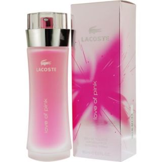 Love of Pink Perfume by Lacoste for Women EDT Spray 3 Oz