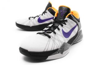 Nike Zoom Kobe VII System x 488370 100 Basketball 7 Lakers White 