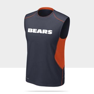 Nike Pro Combat Hypercool 20 Fitted Sleeveless NFL Bears Mens Shirt 