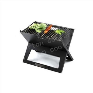   Folding Charcoal Barbeque Barbecue Bbq Smoker Grill Outdoor Camping