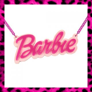Barbie Necklace Pink Nicki Minaj Doll Fancy Dress Retro Choose Your 