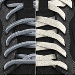 pick your laces for an old school look choose the 11mm classic flat 