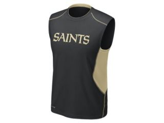 Nike Pro Combat Hypercool 20 Fitted Sleeveless NFL Saints Mens Shirt 