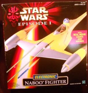 Star Wars Electronic Naboo Fighter Phantom Menace Episode I
