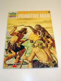   1976 Prehistoric Man How Why Wonder Book 5024 Donald Barr
