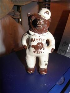 parker vises cast iron bear figurines