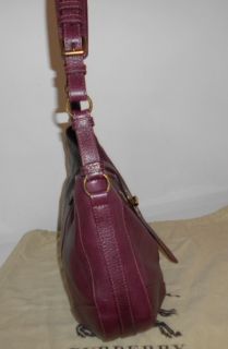   Handbag Plum Wine Buffalo Grainy Leather Hobo Bartow $1 095