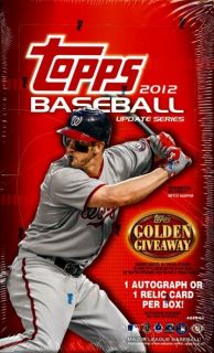 2012 Topps Update Series Baseball Factory SEALED Hobby Box 36 Packs 