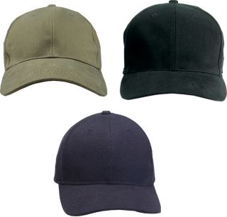 Solid Color Low Profile US Military Baseball Cap Hat