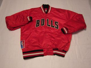   Swag Satin Chicago Bulls NBA Basketball Nylon Jacket L