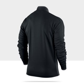 Nike Dri FIT Half Zip Mens Golf Shirt 452744_010_B