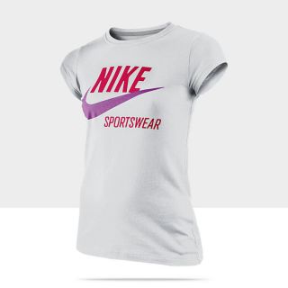 Nike Graphic Girls T Shirt 395488_107_A