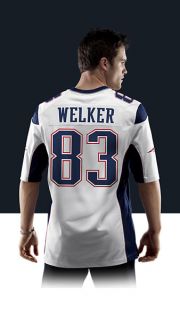    Wes Welker Mens Football Away Game Jersey 479393_102_B_BODY